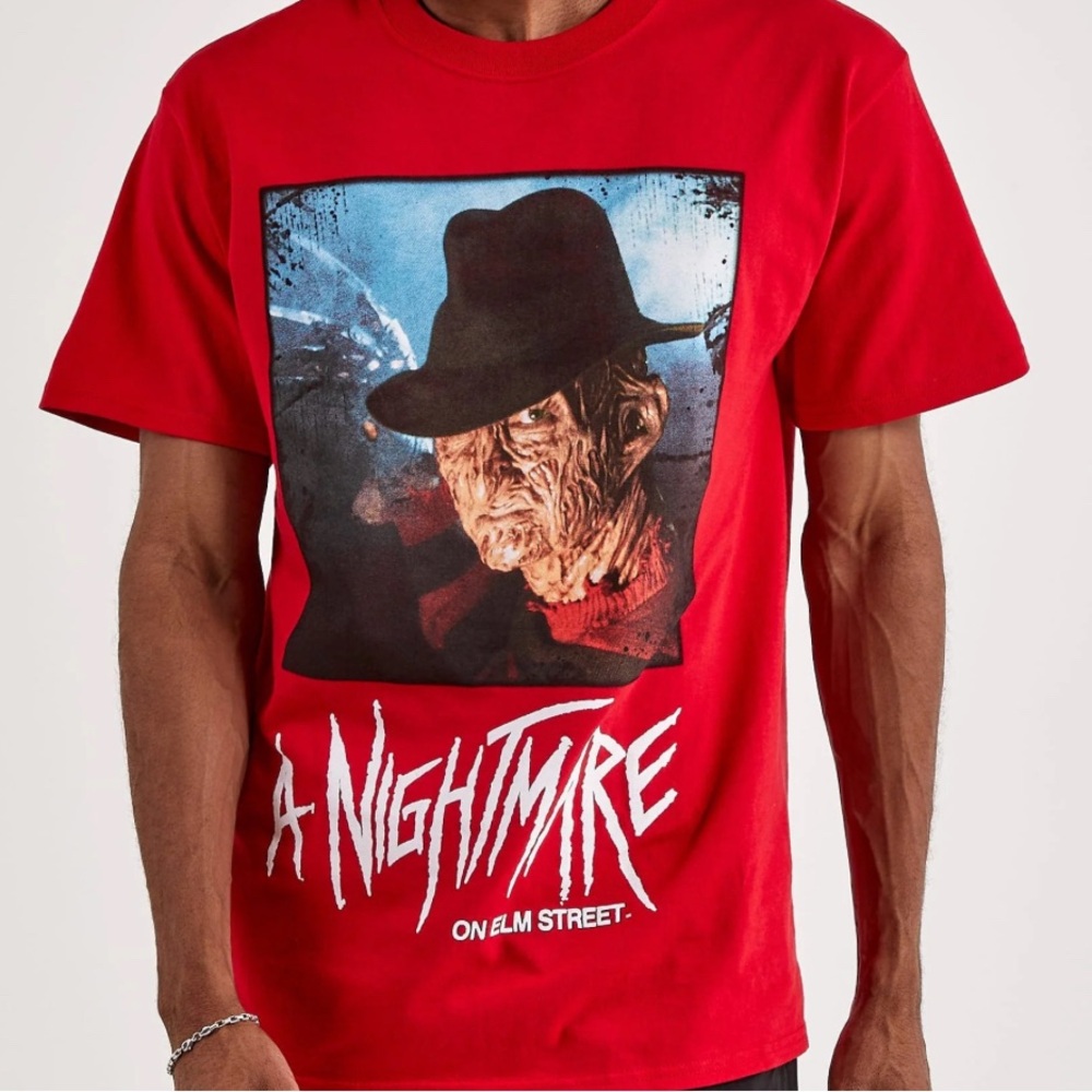 Civil La x Nightmare On Elm Street Collab Red Graphic T-Shirt
